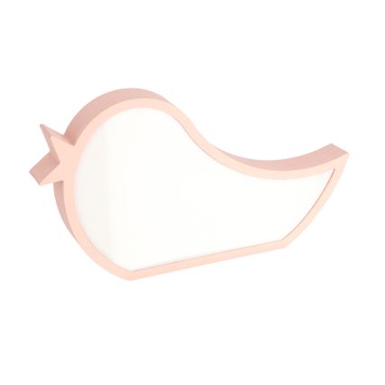 LED-Kinder-Schreibtischlampe BIRD LED/12W/230V rosa