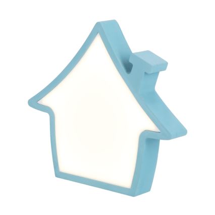 LED Kinder-Schreibtischlampe HOUSE LED/10W/230V blau