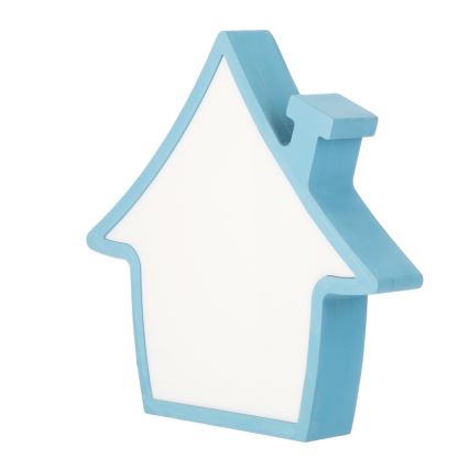 LED Kinder-Schreibtischlampe HOUSE LED/10W/230V blau