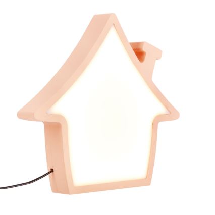 LED-Kinder-Schreibtischlampe HOUSE LED/10W/230V rosa