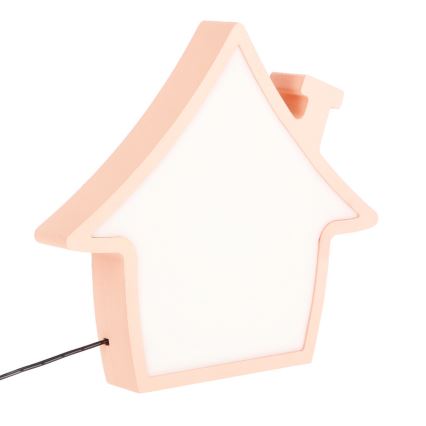 LED-Kinder-Schreibtischlampe HOUSE LED/10W/230V rosa
