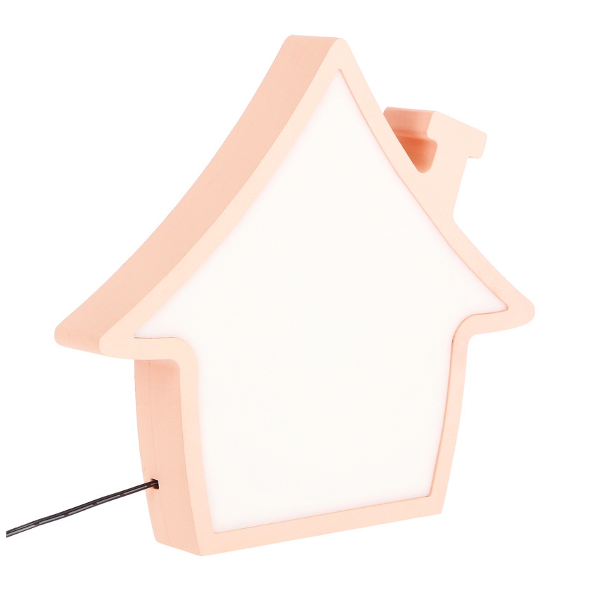 LED-Kinder-Schreibtischlampe HOUSE LED/10W/230V rosa