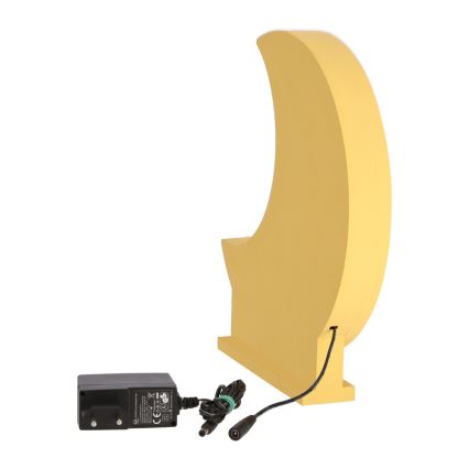 LED-Kinder-Tischlampe MOON LED/12W/230V gelb