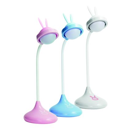 LED-Kinder-Touch-Lampe RABBIT LED/0,4W/5V 3000/6500K blau + USB