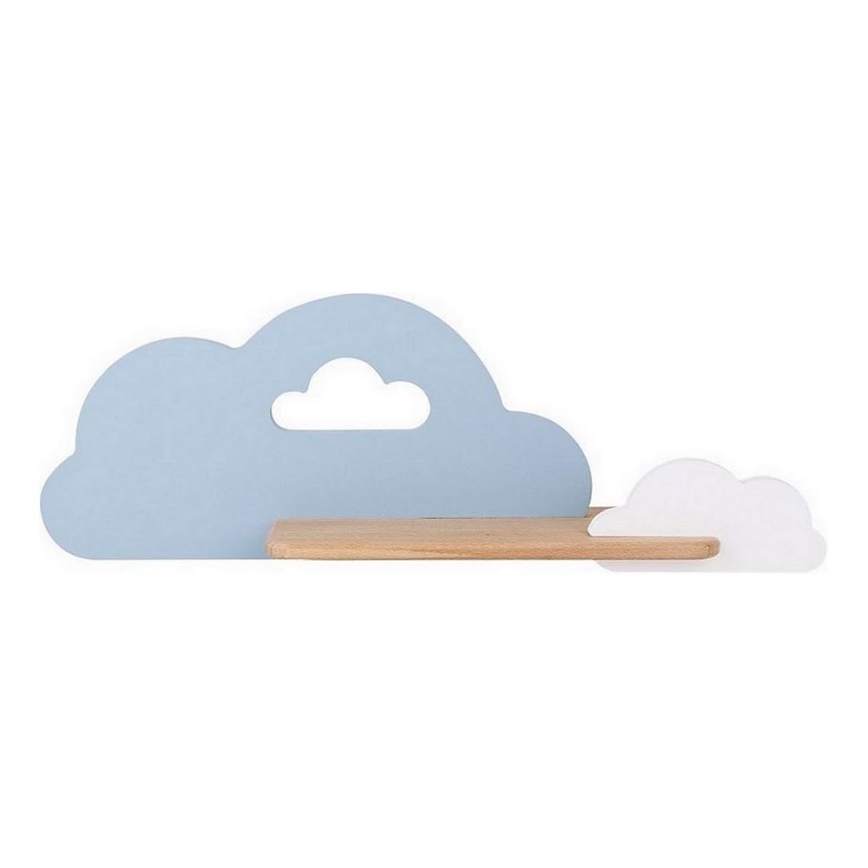 LED-Kinder-Wandleuchte mit Ablage CLOUD LED/5W/230V blau/weiß