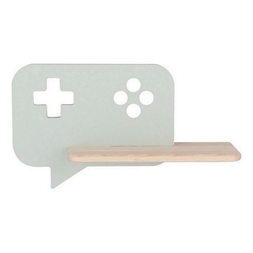 LED-Kinder-Wandleuchte mit Ablage CONSOLE LED/5W/230V grün