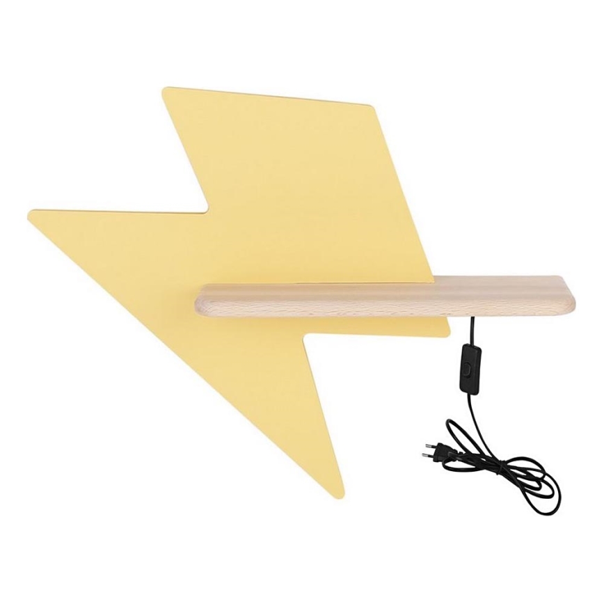 LED-Kinder-Wandleuchte mit Ablage LIGHTNING LED/4W/230V