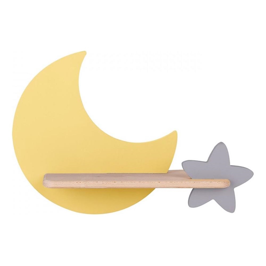 LED-Kinder-Wandleuchte mit Ablage MOON LED/5W/230V