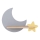 LED-Kinder-Wandleuchte mit Ablage MOON LED/5W/230V