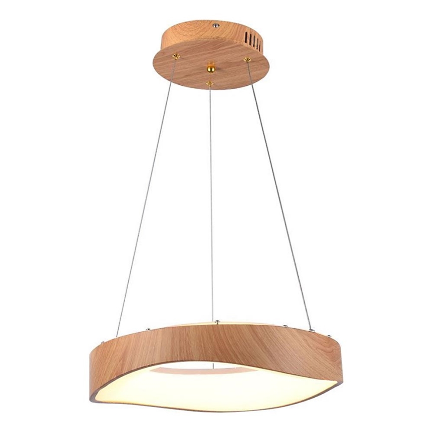 LED-Kronleuchter an Aufhängung LED/18W/230V 3000K ø 40 cm braun