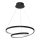 LED-Kronleuchter an Aufhängung LUCERO LED/48W/230V schwarz