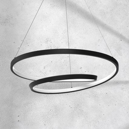 LED-Kronleuchter an Aufhängung LUCERO LED/48W/230V schwarz