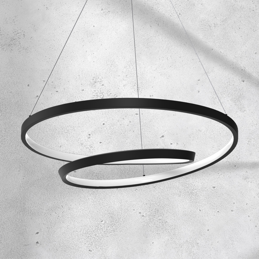 LED-Kronleuchter an Aufhängung LUCERO LED/48W/230V schwarz