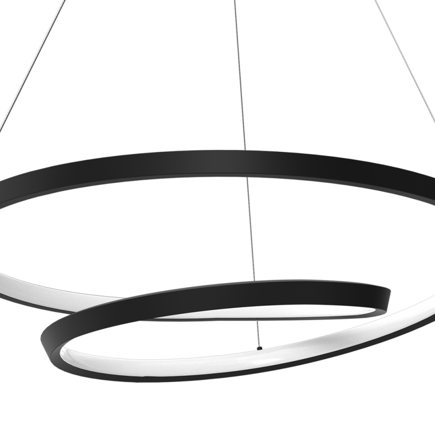 LED-Kronleuchter an Aufhängung LUCERO LED/48W/230V schwarz