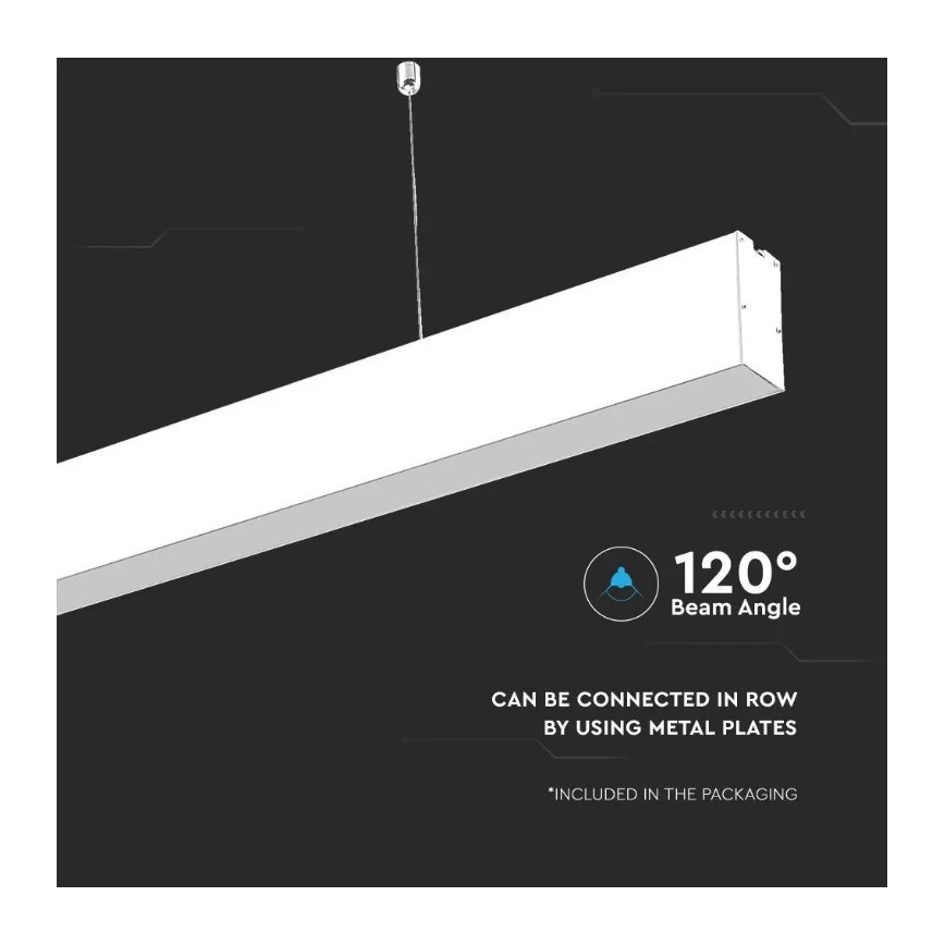 LED-Kronleuchter an einer Schnur SAMSUNG CHIP LED/40W/230V 6400K weiß