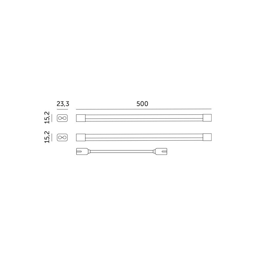 LED-Küchenunterbauleuchte für die Pflanzenzucht GROWLY 2xLED/8,5W/230V weiß