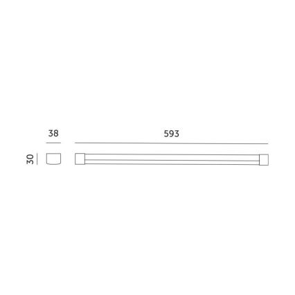 LED-Küchenunterbauleuchte für die Pflanzenzucht GROWLY LED/9W/230V weiß