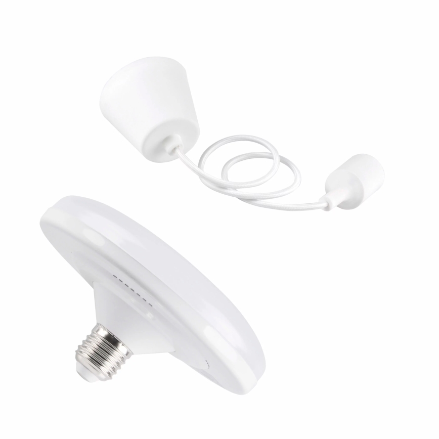 LED Lampada a sospensione KIKI 1xE27/10W/230V bianco