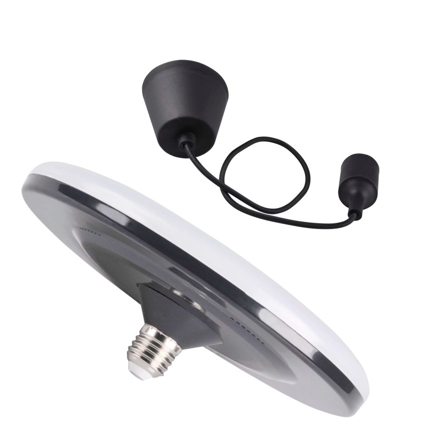 LED Lampada a sospensione KIKI 1xE27/15W/230V nero