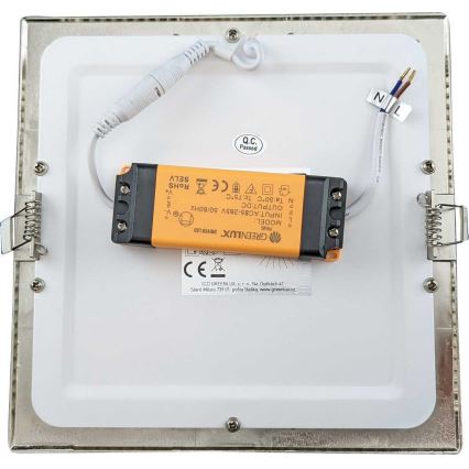 LED Lampada da incasso 90xLED SMD/18W/230V