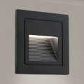 LED Lampada da incasso LORO LED/2W/230V IP65 nero