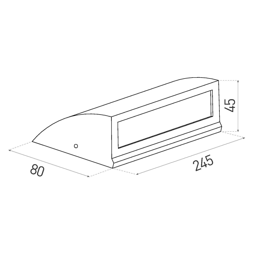 LED Lampada da parete LED/10W/230V IP54
