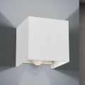 LED Lampada da parete per esterni con sensore di movimento e crepuscolare CUBE-S LED/13W/230V IP54 bianco