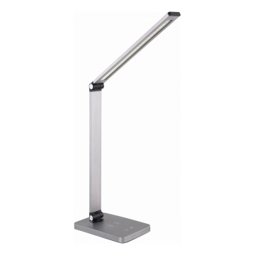 LED Lampada da tavolo con caricatore wireless LED/10W/230V 3000/4000/4500/5000/6000K cromo opaco