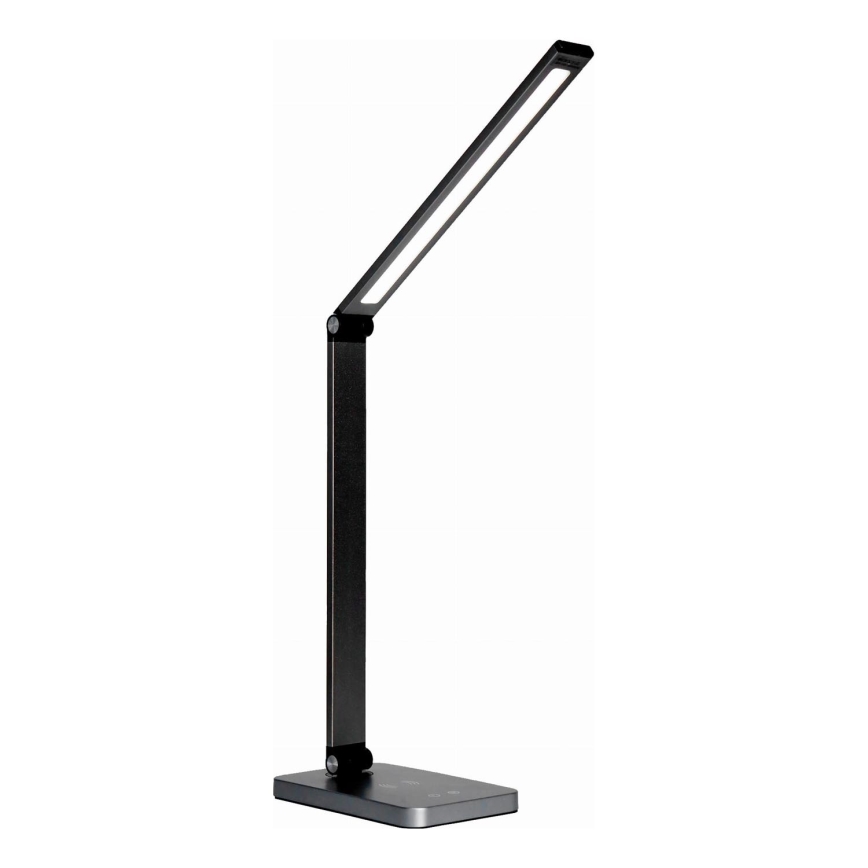 LED Lampada da tavolo con caricatore wireless LED/10W/230V 3000/4000/4500/5000/6000K nero