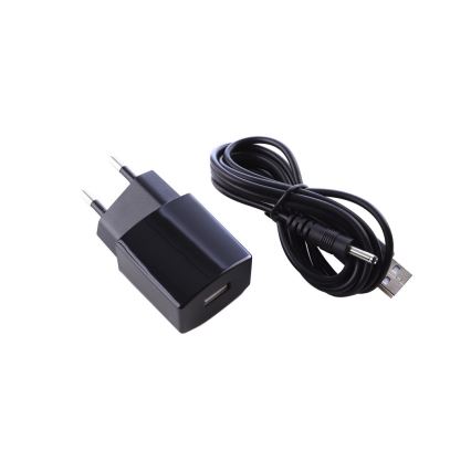 LED Lampada da tavolo con display  LED/6W/230V marrone