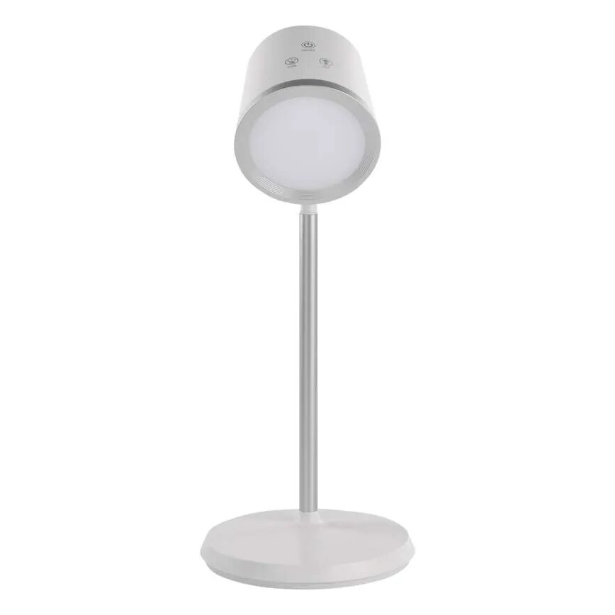 LED Lampada da tavolo ricaricabile dimmerabile 4in1 LED/6W/3,7V 3000K/4000K/6500K 1500mAh bianco