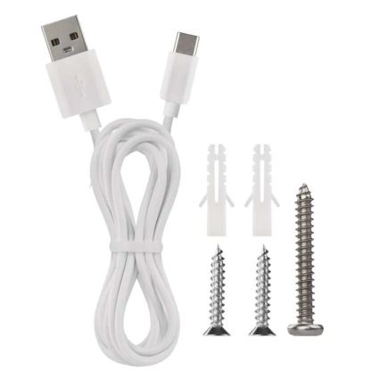 LED Lampada da tavolo ricaricabile dimmerabile 4in1 LED/6W/3,7V 3000K/4000K/6500K 1500mAh bianco
