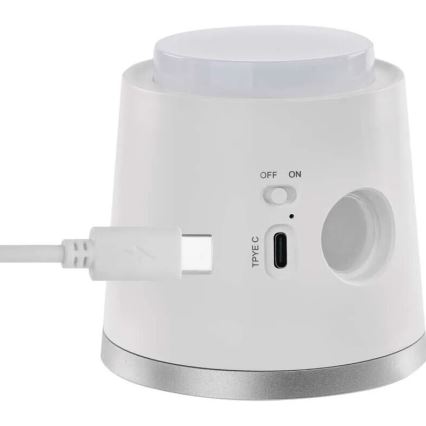 LED Lampada da tavolo ricaricabile dimmerabile 4in1 LED/6W/3,7V 3000K/4000K/6500K 1500mAh bianco