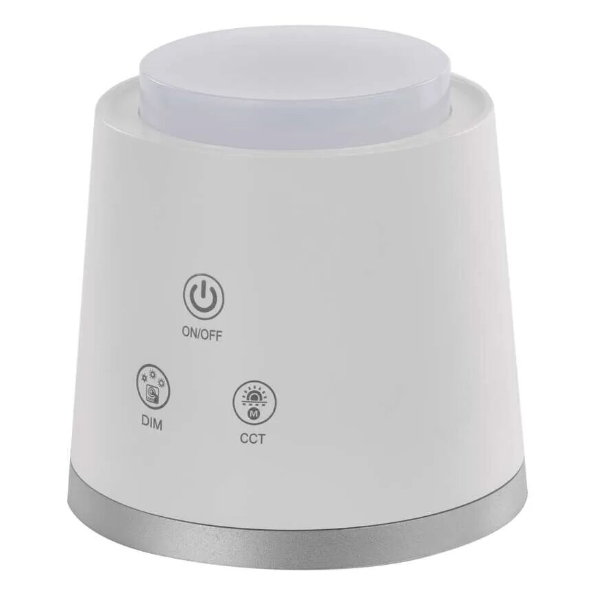 LED Lampada da tavolo ricaricabile dimmerabile 4in1 LED/6W/3,7V 3000K/4000K/6500K 1500mAh bianco
