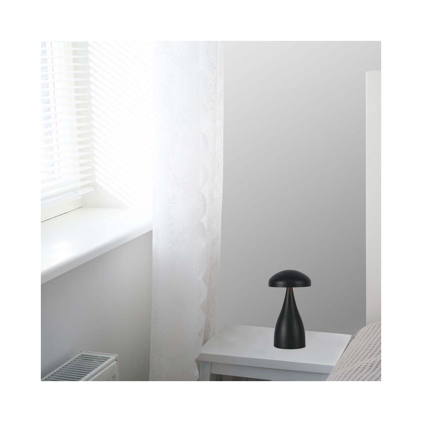 LED Lampada da tavolo touch ricaricabile e dimmerabile LED/1W/5V 3000-6000K 1800 mAh nero