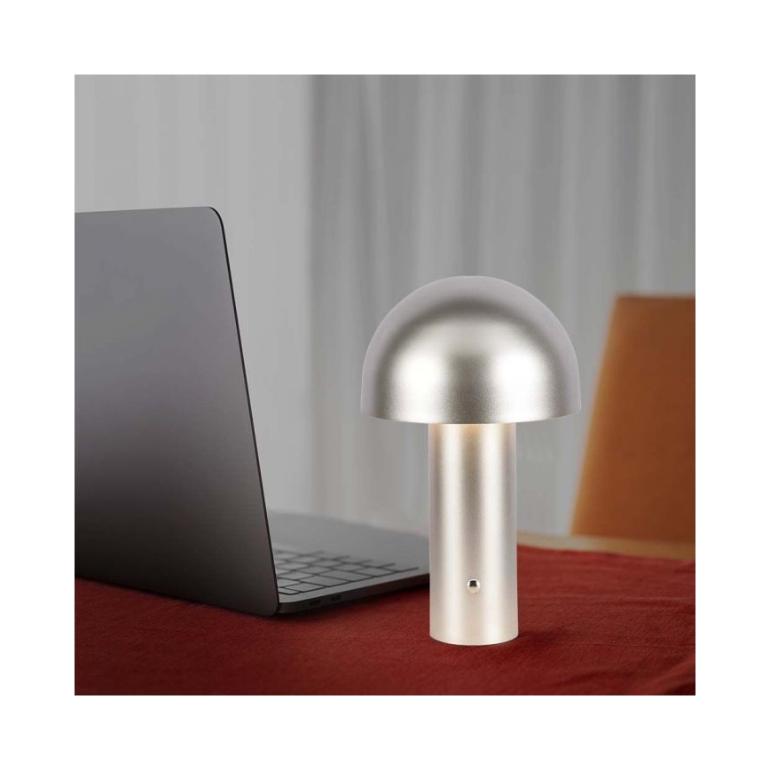 LED Lampada da tavolo touch ricaricabile e dimmerabile LED/1W/5V 3000-6000K 1800 mAh oro