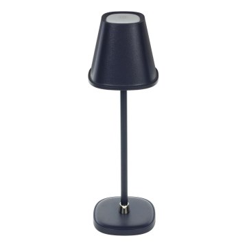 LED Lampada da tavolo ricaricabile dimmerabile LED/3W/1800 mAh blu scuro