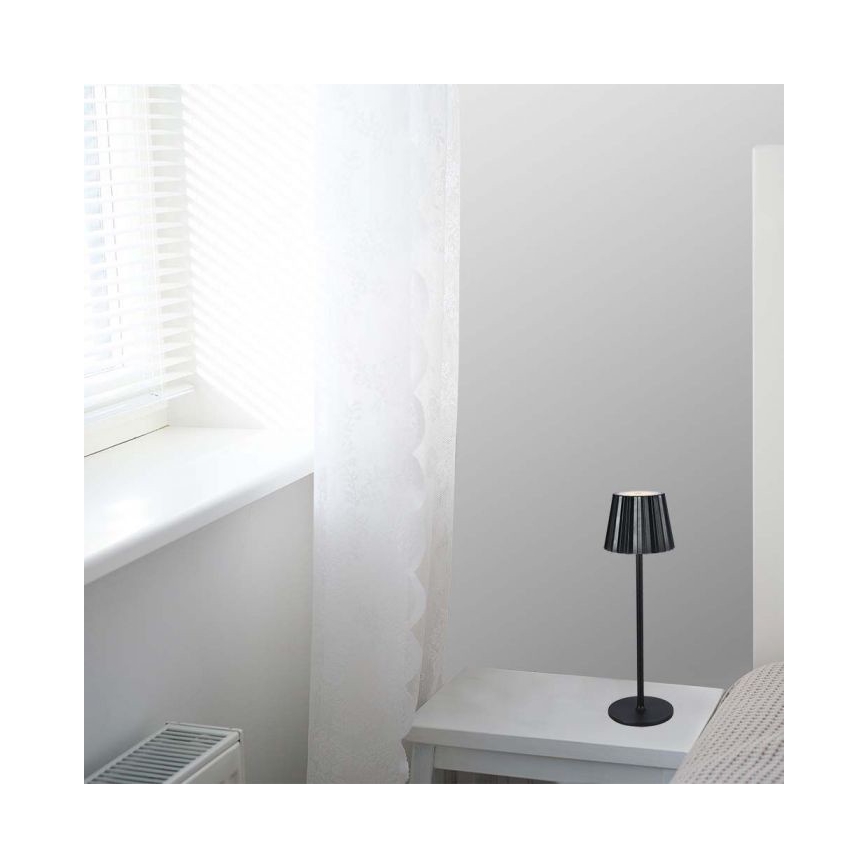 LED Lampada da tavolo touch ricaricabile e dimmerabile LED/4W/5V 3000-6000K 1800 mAh nero