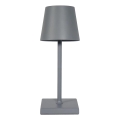 LED Lampada da tavolo touch ricaricabile e dimmerabile LED/3,5W/5V 5200mAh grigio