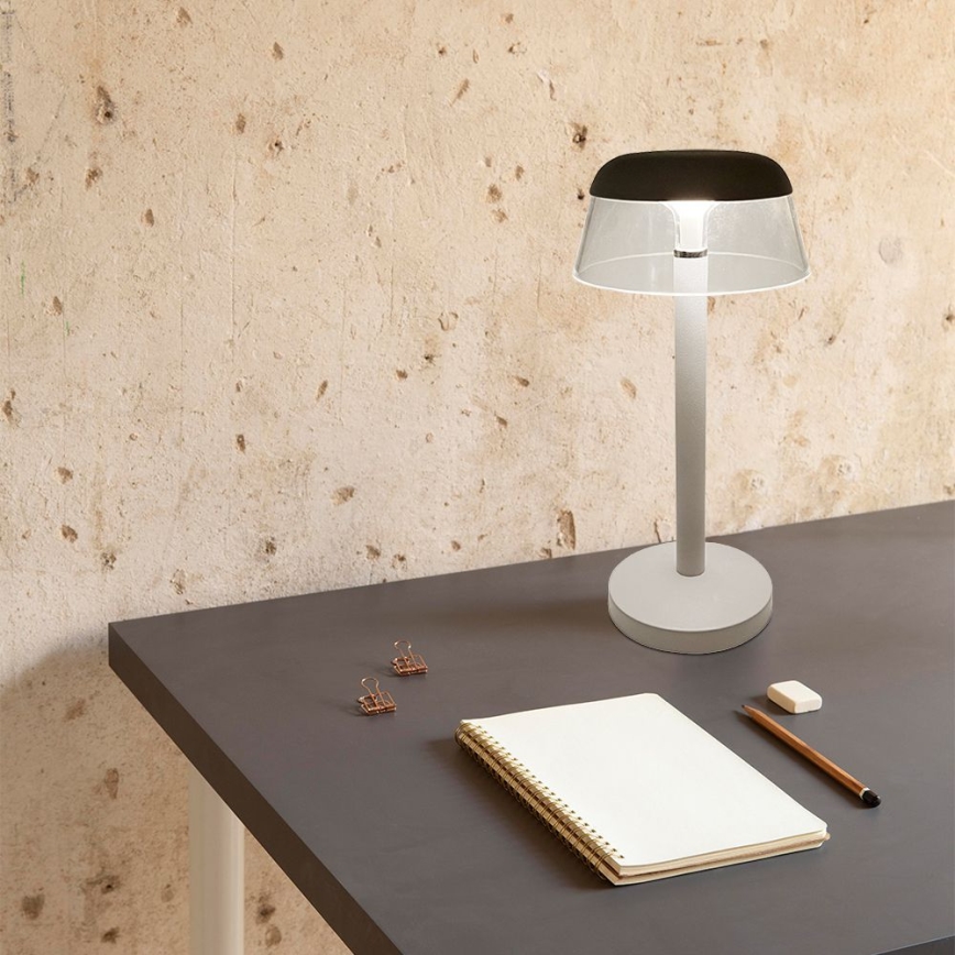 LED Lampada da tavolo touch ricaricabile e dimmerabile LED/3W/5V 3000-6000K 1800 mAh bianco