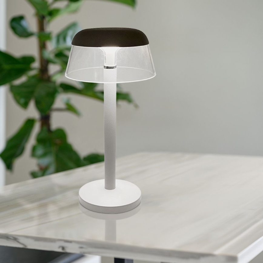 LED Lampada da tavolo touch ricaricabile e dimmerabile LED/3W/5V 3000-6000K 1800 mAh bianco