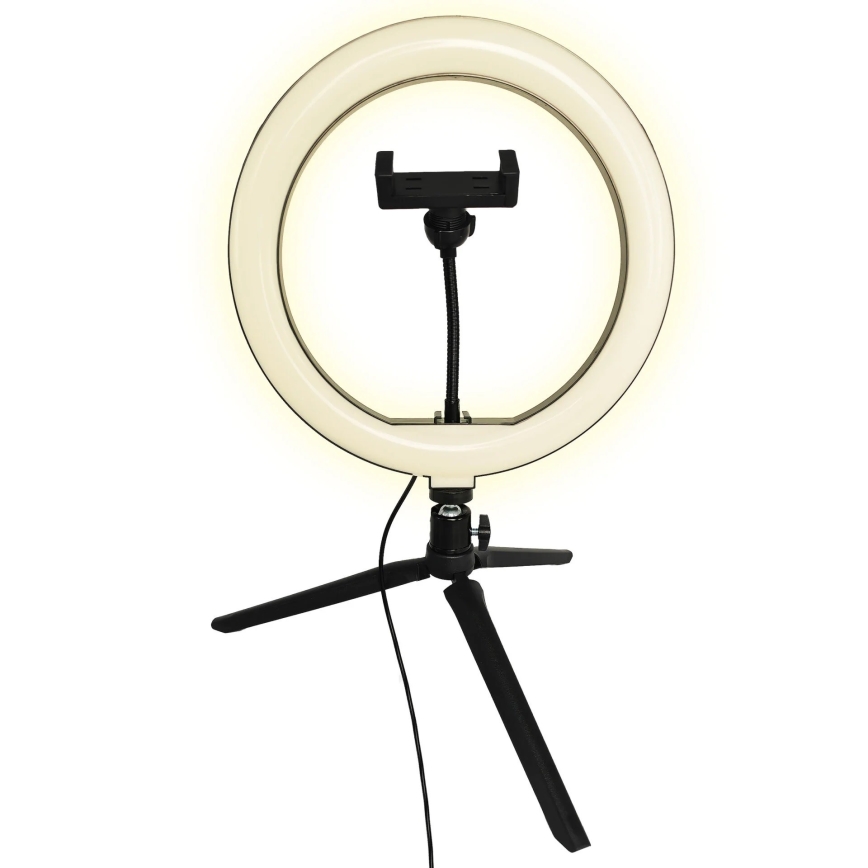 LED Lampada dimmerabile con treppiede e supporto per vlogging LED/10W/5V 2700-6500K