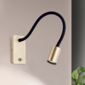 LED Lampada flessibile da parete piccola KURT LED/5W/230V oro