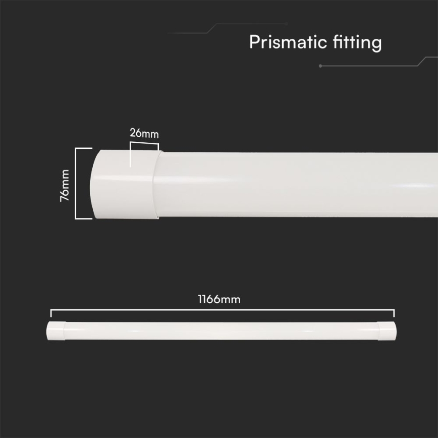 LED Lampada fluorescente LED/40W/230V 3000/4000/6500K 116 cm
