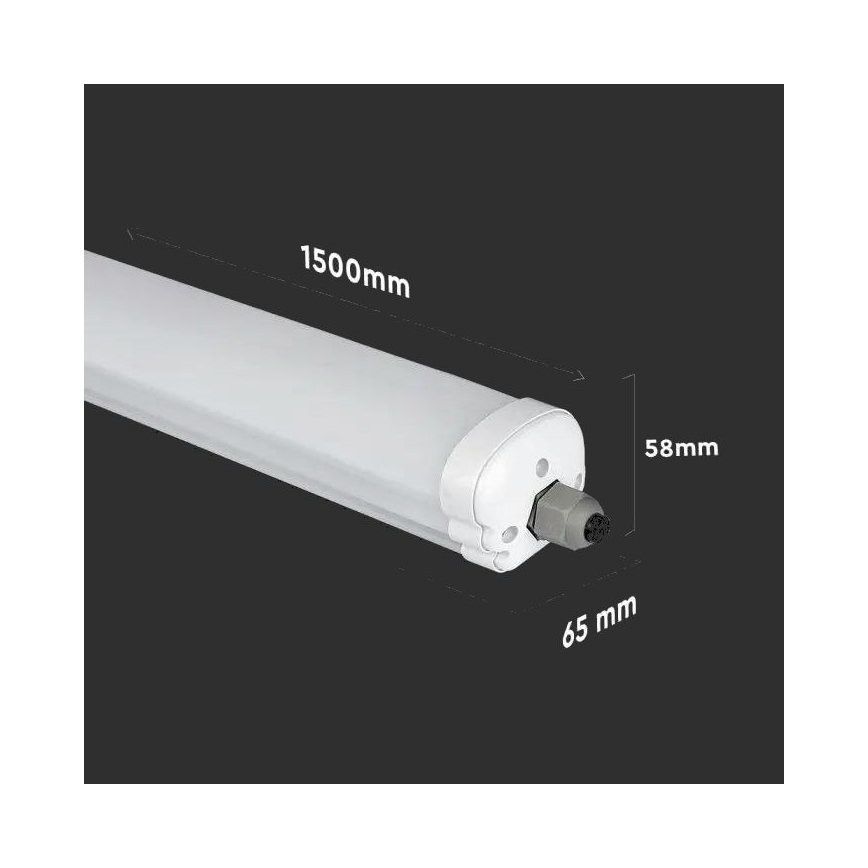 LED Lampada fluorescente per impieghi gravosi G-SERIES LED/48W/230V 4000K 150cm IP65