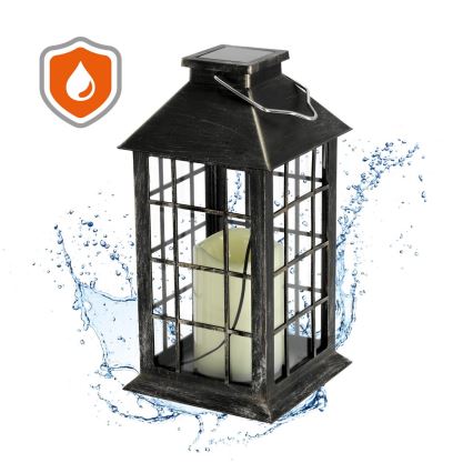 LED Lampada solare a sospensione LED/0,02W/1,2V 2700K IP44 patina