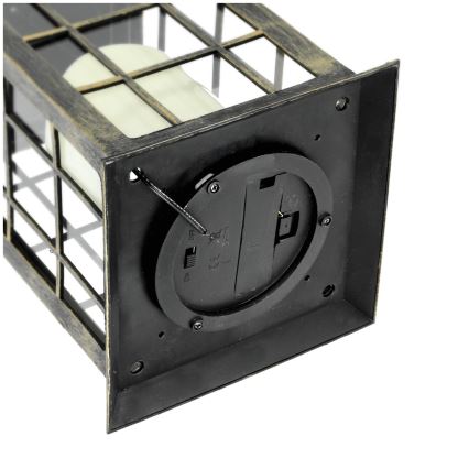 LED Lampada solare a sospensione LED/0,02W/1,2V 2700K IP44 patina