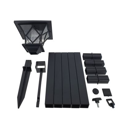 LED Lampada solare da esterno 3in1 LED/1,2V IP44 nero