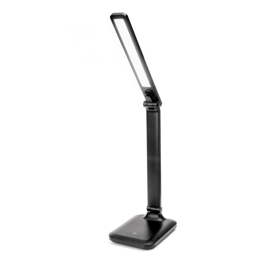 LED Lampada da tavolo touch dimmerabile con ricarica wireless e Porta USB REMUS LED/5W/230V nero