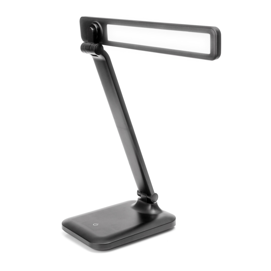LED Lampada da tavolo touch dimmerabile con ricarica wireless e Porta USB REMUS LED/5W/230V nero